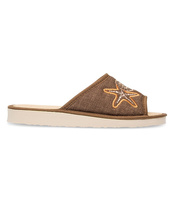 Kapcie damskie Natural Style NS-052 Brązowe