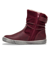 Botki dziewczęce American Club G-AB16183 Bordowe