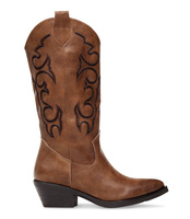 Kowbojki damskie Laura Mode Y-058 Brązowe