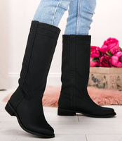 Kozaki damskie Super Mode 9263 Czarne