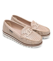 Mokasyny damskie Skotnicki P-3-0502 Beżowe