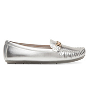 Mokasyny damskie Danic L7189A Srebrne