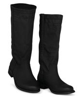 Kozaki damskie Super Mode 9263 Czarne