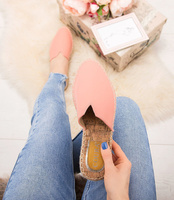 Klapki damskie Coura 7828 Różowe