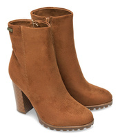 Wegańskie Botki damskie Sixth Sens C626 Brązowe