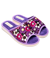 Kapcie damskie NaturalStyle NS-049 Fioletowe