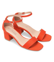 Sandałki damskie Laura Mode QL-158 Pomarańczowe