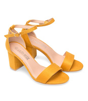 Sandałki damskie Laura Mode QL-81 Żółte