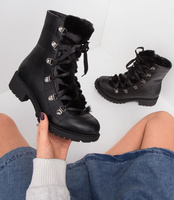 Botki damskie Lily Shoes K90 Czarne