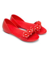 Balerinki damskie Realpaks SLJ-14F-F Czerwone