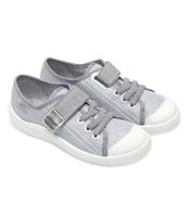 Trampki dziecięce Befado 251Y075 Srebrne