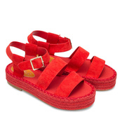 Sandałki damskie Coura 164 Czerwone