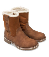 Botki damskie Sixth Sens C608 Brązowe