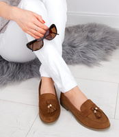 Mokasyny damskie Abloom 8336-4 Brązowe