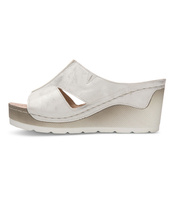 Klapki damskie Skotnicki KL-3-0611 Srebrne