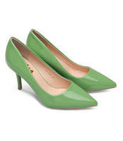 Czółenka damskie Laura Mode QL-266 Zielone