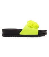 Klapki damskie Abloom SY649 Żółte Neon