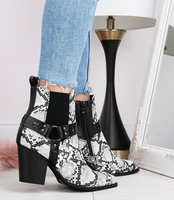 Kowbojki damskie Foreverfolie F3190 Białe