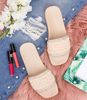 Klapki damskie Sixth Sens H13 Beżowe