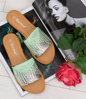 Klapki damskie Belle Women 4171 Zielone