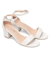 Sandałki damskie Laura Mode QL-159 Białe