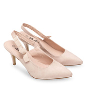 Czółenka damskie Abloom A5119 Beżowe