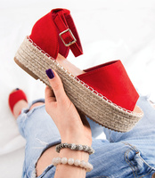 Sandałki damskie Bestelle 100-963 Czerwone