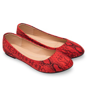 Balerinki damskie Abloom 9988-136 Czerwone