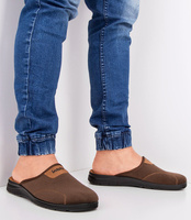 Kapcie męskie Inblu BG-26 Brązowe