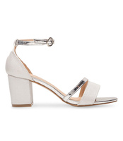 Sandałki damskie Abloom A3076 Srebrne