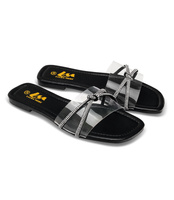 Klapki damskie Laura Mode QL-235 Czarne