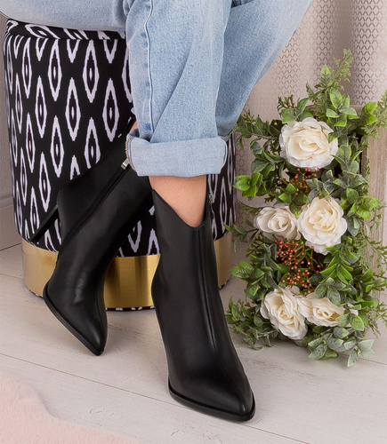 Botki damskie Jankowski JK/B-3-316 Czarne