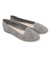 Balerinki damskie Skotnicki P-3-0584 Szare