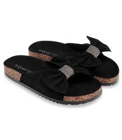 Klapki damskie Queen Vivi 218-10 Czarne