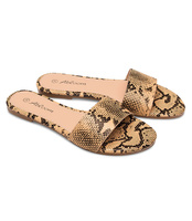 Klapki damskie Abloom SY746 Brązowe