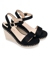 Sandałki damskie Ideal Shoes U-6292 Czarne