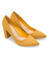 Czółenka damskie Sixth Sens X-113 Żółte