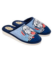 Kapcie damskie Natural Style NS-122 Niebieskie