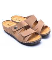 Klapki damskie Inblu LF-07 Piaskowe