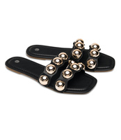 Klapki damskie N/M F-04-01 Czarne