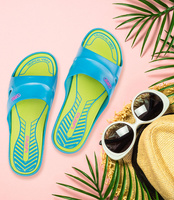 Klapki damskie basenowe Lano KL-3-2246-12 Turkusowe