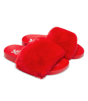 Klapki damskie Queen Vivi 218-177 Czerwone