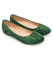 Balerinki damskie Abloom 9988-136 Zielone
