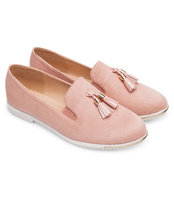 Balerinki damskie Miss Laura W-132 Różowe