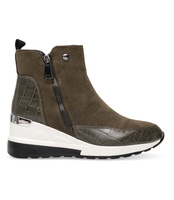 Botki damskie Foreverfolie F5721 Oliwkowe