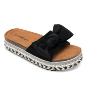 Klapki damskie Abloom SY679 Czarne