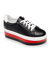 Buty sportowe damskie Ideal Shoes U-6273 Czarne