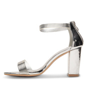 Sandałki damskie Style Shoes 6716 Srebrne