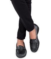 Mokasyny Pesco 377 Grafit/Metalic