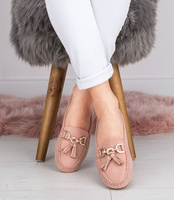 Mokasyny damskie Danic L7195 Różowe